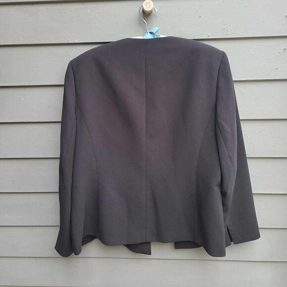 Kasper Black Open Front Jacket size 18W - Picture 5 of 9